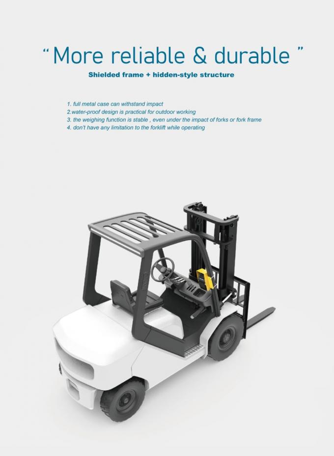 Hệ thống cân vách nâng tự động 5000kg Nông nghiệp Với hệ thống cân vách nâng 4 chữ số 3