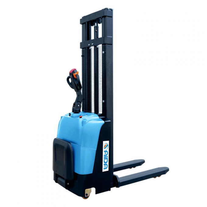 Stand On Walkie Electric Stacker Chiếc xe nâng có sức chứa 1,5 tấn 0