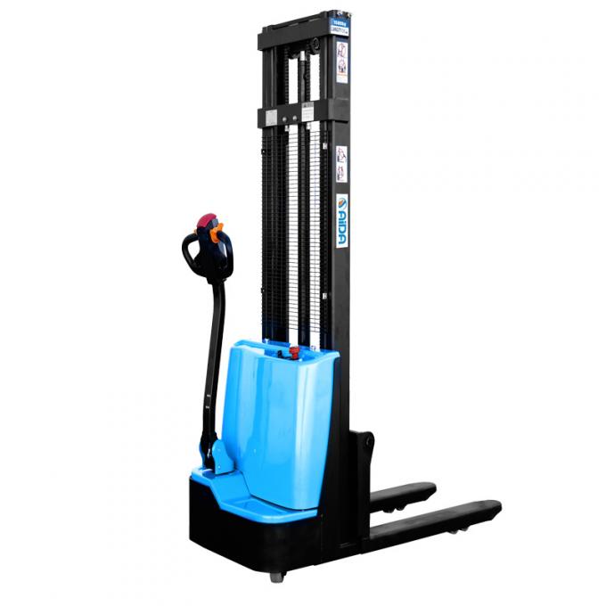 Năng lượng công nghiệp Máy xếp hàng điện Xe nâng 2000lbs Capacity Automatic pallet stacker lift 0