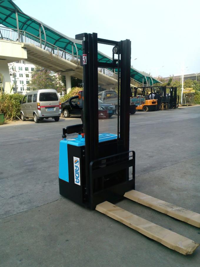Đứng trên Electric Stacker Cầm ga điện pallet stacker 1