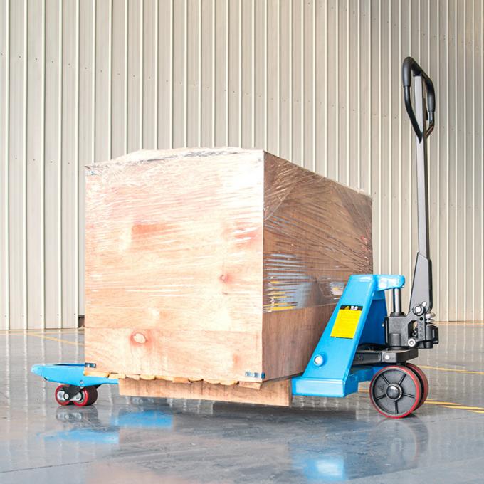 Đưa ra tay xe tải pallet Jack 2000kg 550mm Chiếc nĩa chiều rộng pallet jack 3000kg 3