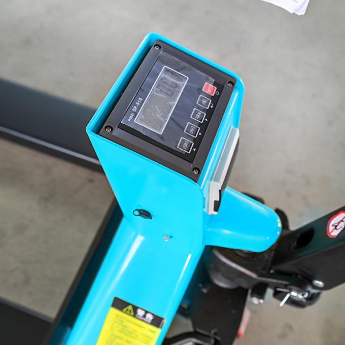 Manual Pallet Jack Lift With Scale thang pallet di động 3