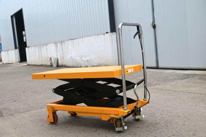 Máy nâng bàn thủy lực di động 350kg Hướng dẫn nhỏ cho cần cẩu xưởng 0