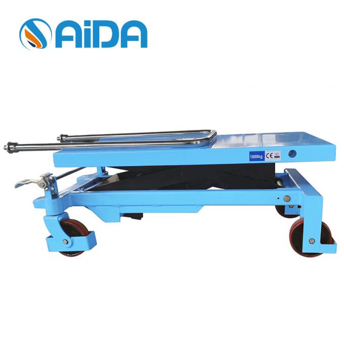 OEM Thang máy nâng kéo điều chỉnh đơn, Nền nâng thủy lực nhỏ 1000kg xe nâng kéo thủy lực 0