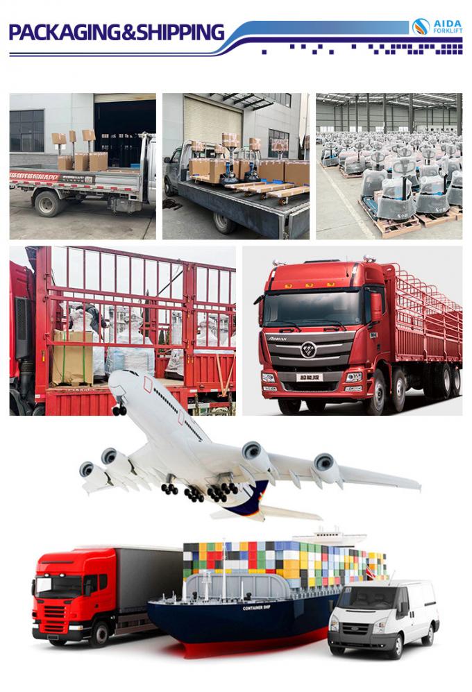 Thang máy kho 400kg với EPS xoay mô hình đặt hàng chọn ở độ cao nền tảng 1980mm 8