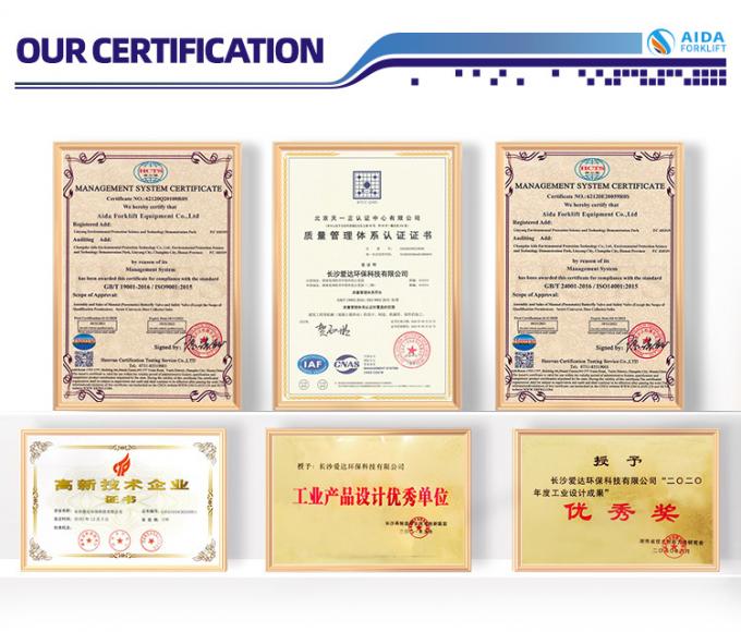 Lực lượng mạnh mẽ Warehouse Order Picker Truck 400kg EPS lái kiểu đứng 7