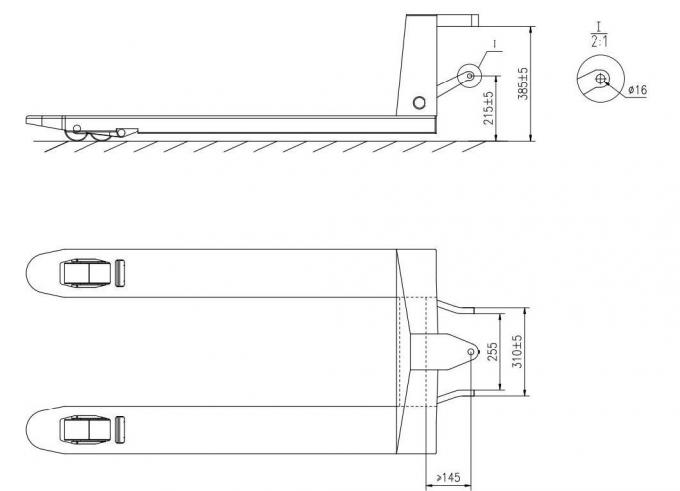 Bộ phận xe tải pallet tự động 2 tấn 1