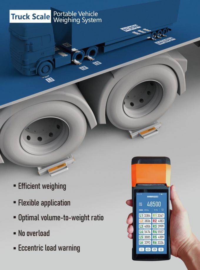 Đếm cân xe tải, cân cầu trọng lượng 6 tấn 1