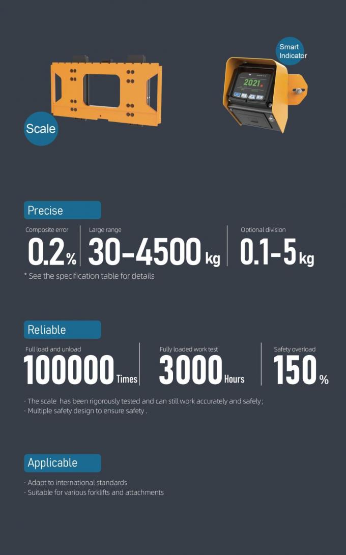 Hệ thống cân nâng kỹ thuật số điện tử 3.7V Lithium Ion Aluminium 4