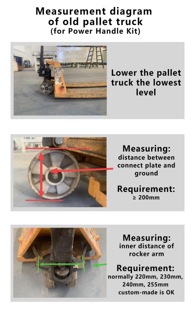 Biến xe tải pallet bằng tay của bạn thành một chiếc xe điện năng động 1