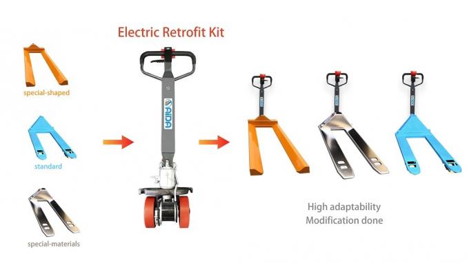 Bộ xử lý xe tải pallet thủy lực chống tĩnh cho máy xe tải nền tảng 4